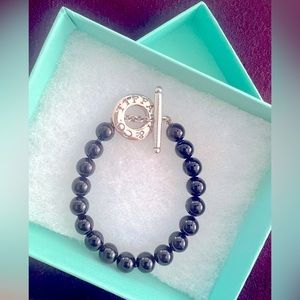 Tiffany & Co. Black Onyx Toggle Bracelet